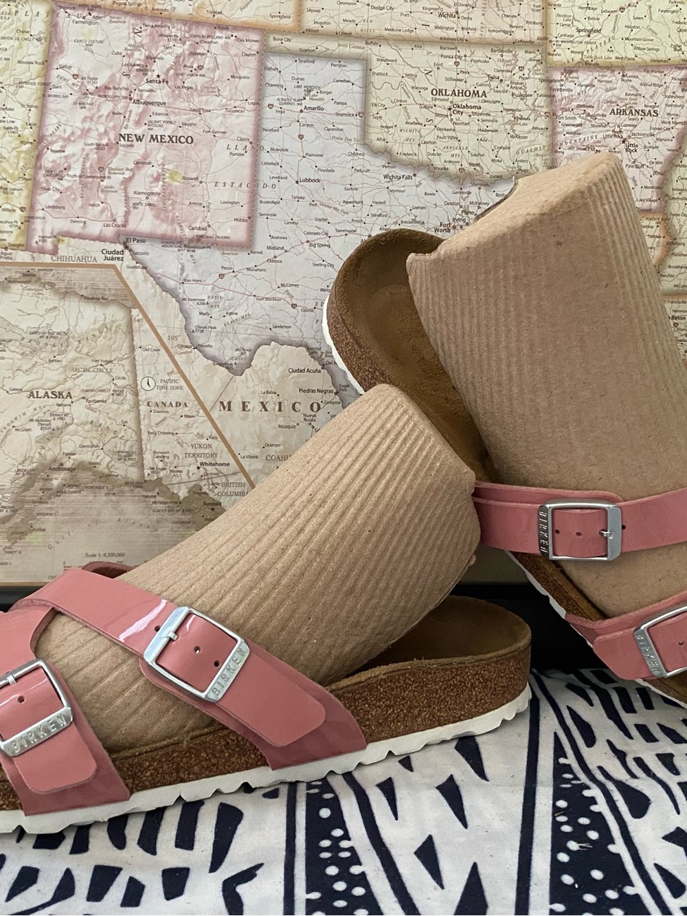 Pre-owned Birkenstock Yao Sandal in Pink Sz 40/9 Narrow Fit Women’s